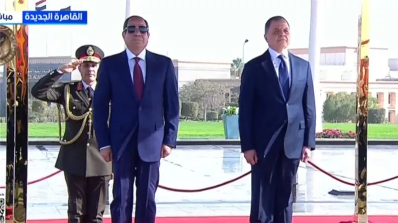 الرئيس السيسي يصل إلى أكاديمية الشرطة لحضور الاحتفال بعيد الشرطة الـ 74