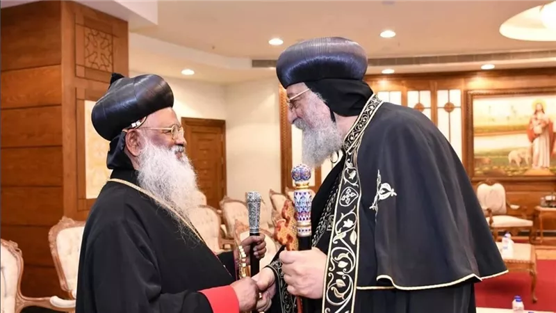 كاثوليكوس المشرق يرفع صلواته وقداسته البابا تواضروس الثاني بعد إجرائه الطبي