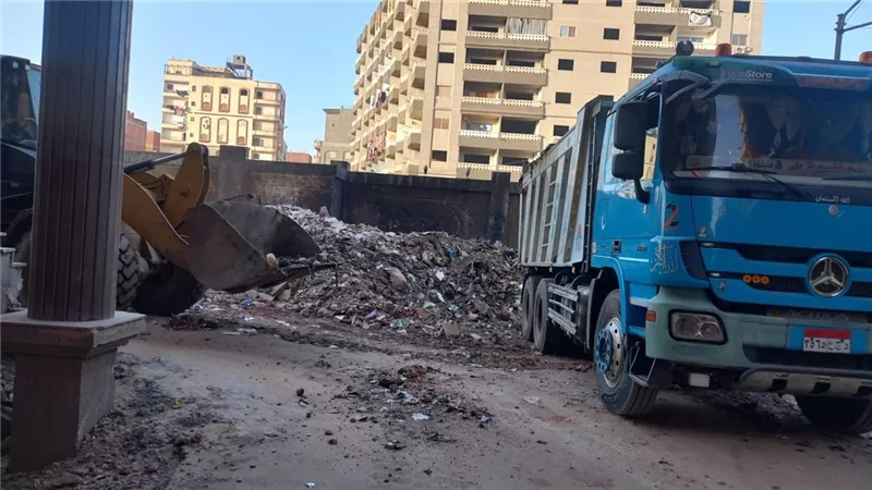 محافظ الدقهلية: رفع 260 طن مخلفات صلبة من مخلفات الهدم والبناء بالدقهلية