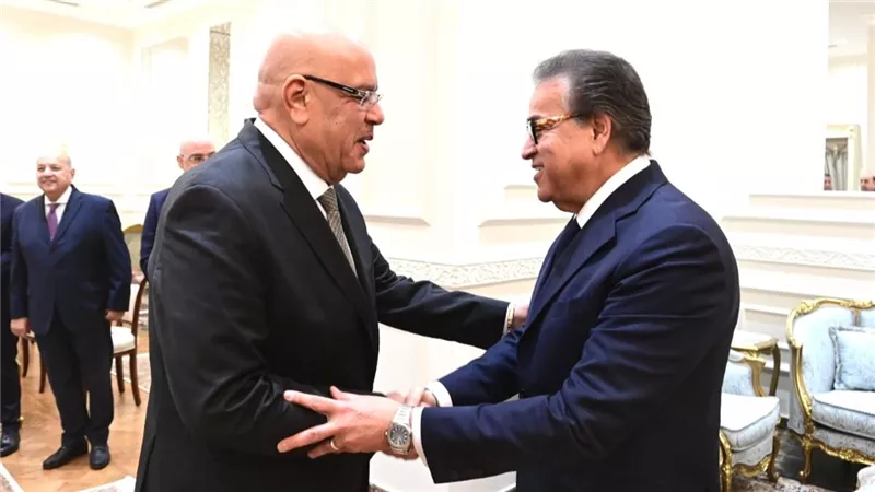 للتهنئة بمنصبه.. المستشار هشام بدوي رئيس مجلس النواب يستقبل وزير الصحة