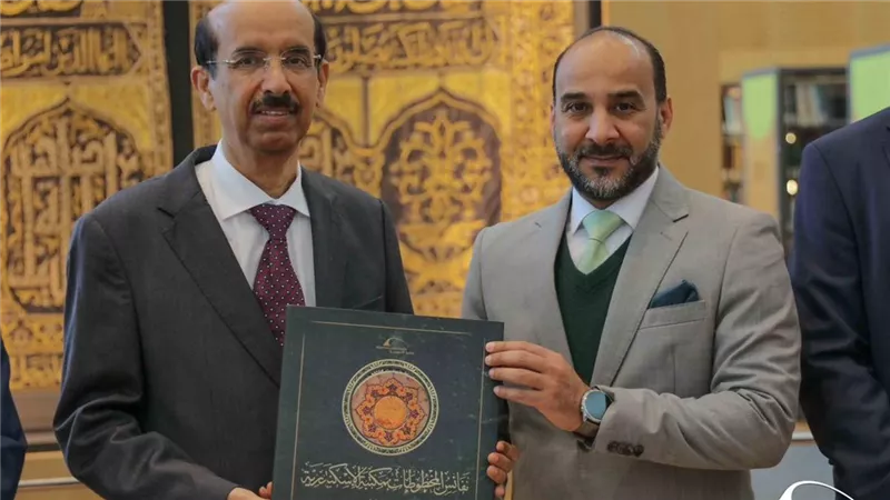 مكتبة الإسكندرية تستقبل نائب رئيس مجلس إدارة الأرشيف والمكتبة بالإمارات