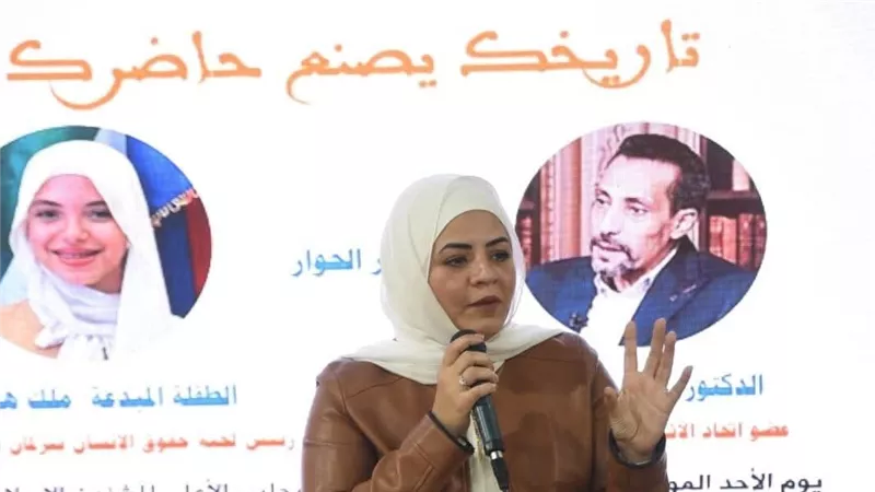 إقبال لافت على ندوة «تاريخك يصنع حاضرك» للأطفال بجناح الشئون الإسلامية 