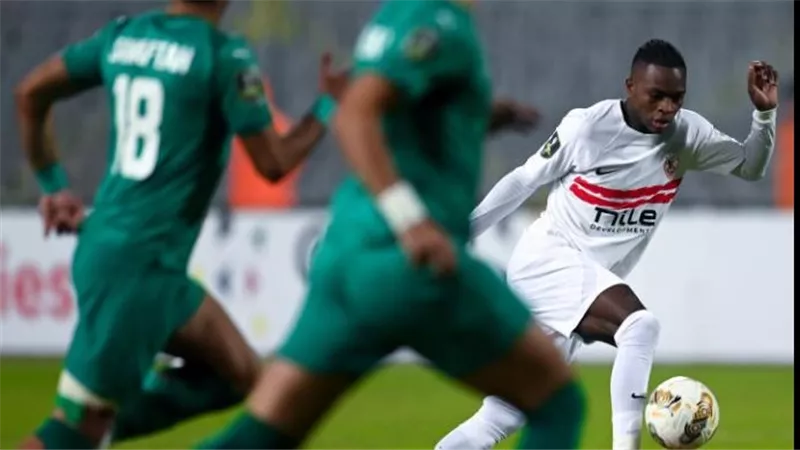 نتيجة وأهداف مباراة الزمالك والمصري الشوط الثاني الآن بكأس الكونفدرالية