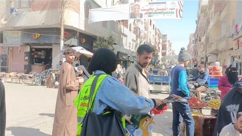 جامعة قنا تنظم قافلة طبية بشرية بمدينة نجع حمادى 