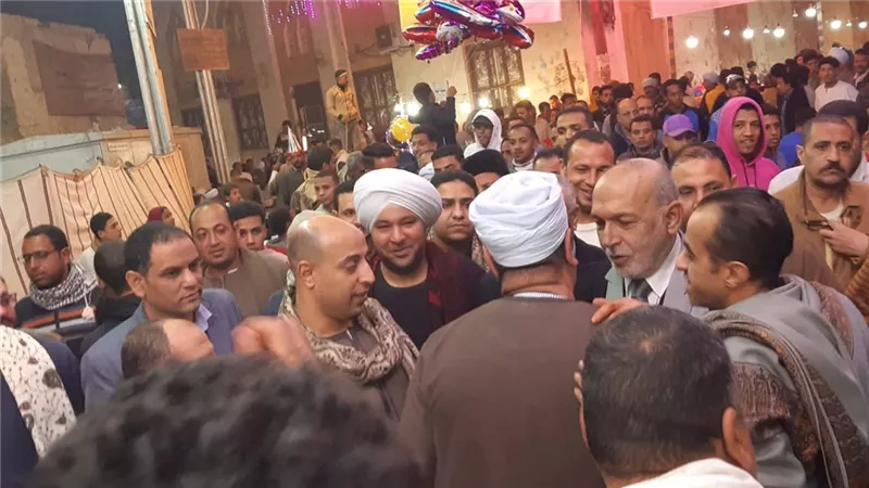 بحضور أعضاء النواب والشيوخ.. الرفاعية تحتفي بـ مولد أبو بكر العجمي (صور) 