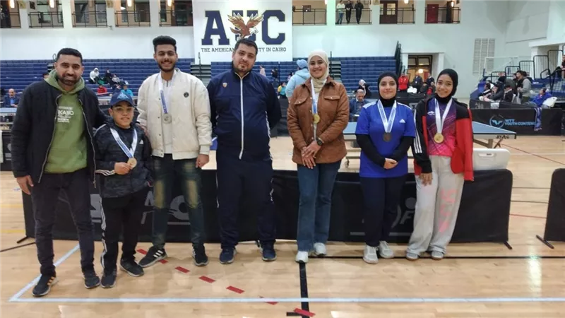 جامعة بنها تحصد مراكز متقدمة في بطولة الجامعات المصرية لتنس الطاولة