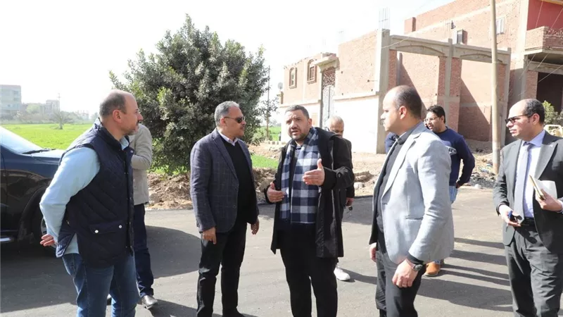 إستكمال رصف وتوسعة طريق وصلة العدوة بالشرقية بنسبة تنفيذ 97٪