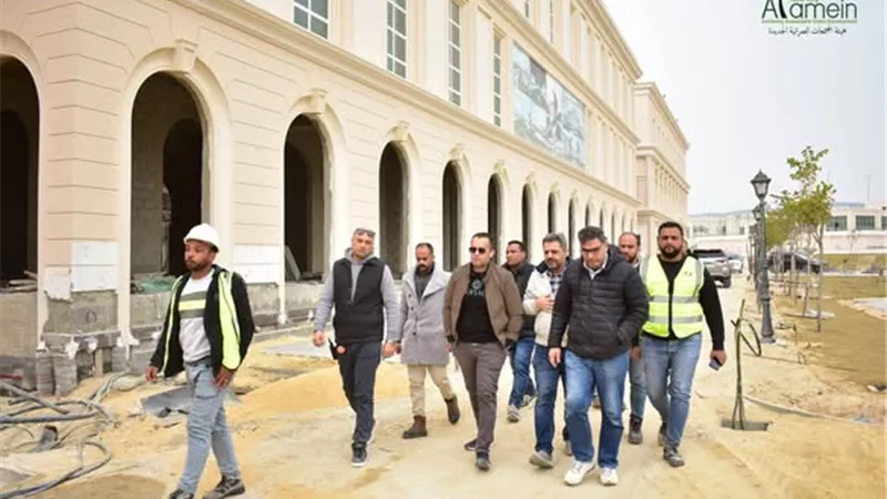 العلمين الجديدة: جولة تفقدية لمشروعات استراتيجية لتعزيز البنية التحتية