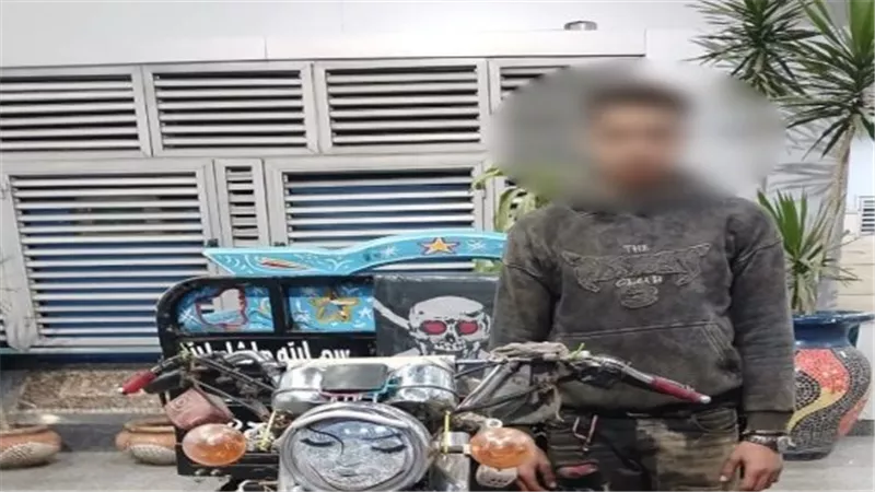 الداخلية تكشف كذب فيديو حادث التروسيكل بالغربية وتضبط المتسبب