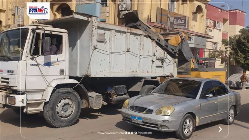 استمرار الحملات المكثفة للنظافة ورفع الإشغالات بمختلف أحياء مدينة الفيوم