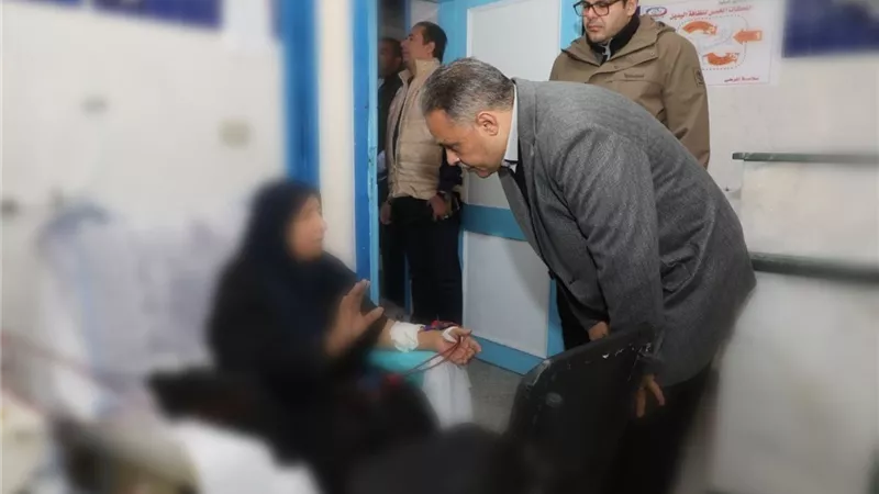 محافظ الشرقية يفاجئ مستشفى المبرة للتأمين الصحي بالزقازيق