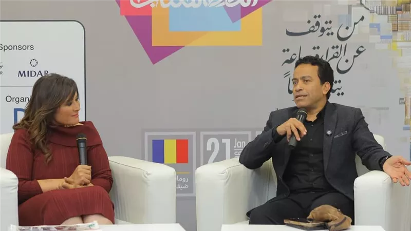 في ندوة سامح حسين بمعرض الكتاب: أنا مرعوب بعد نجاح الجزء الأول من قطايف