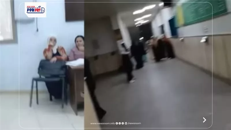 سيدة تستغيث لغياب طبيب داخل مستشفى الفيوم الجامعي.. ومحاولة منعها من التصوير