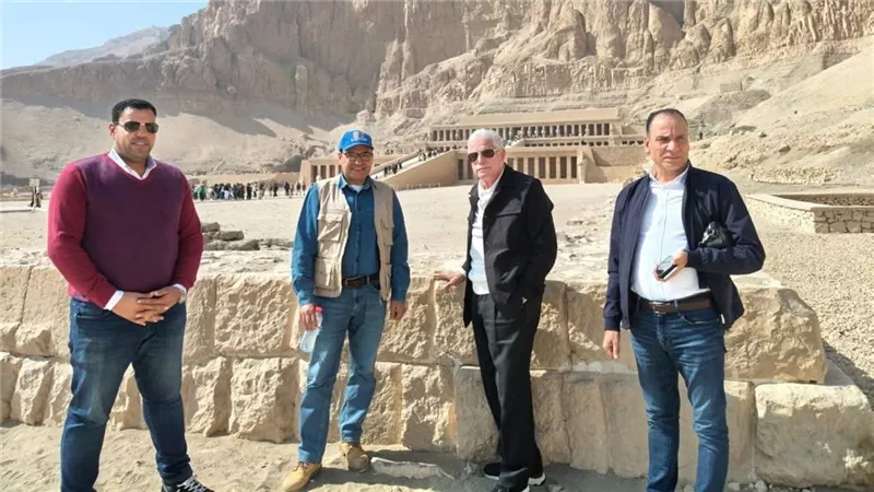 توضيح رسمي من آثار الأقصر: مستشار الرئيس لم يزر طريق الكباش 