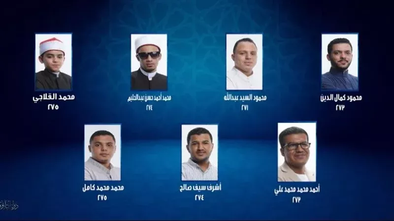 6 متسابقين يتأهلون لنصف نهائي دولة التلاوة ومحمود السيد عبد الله يودع المسابقة