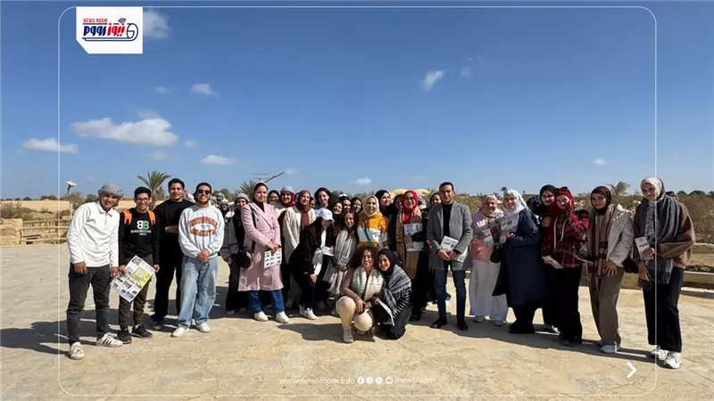 رحلة طلابية من كلية الإعلام بجامعة الأهرام الكندية إلى معالم الفيوم السياحية 