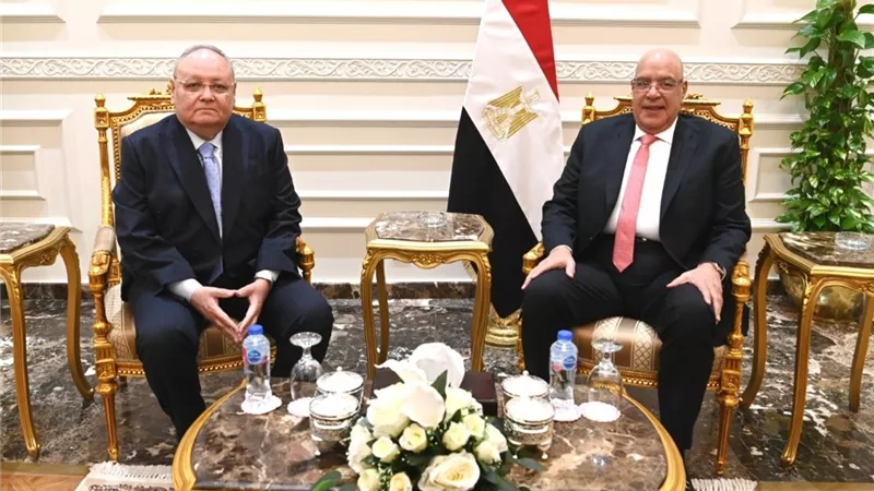 لانتخابه رئيساً لمجلس النواب.. المستشار هشام بدوي يستقبل رئيس مجلس الدولة 