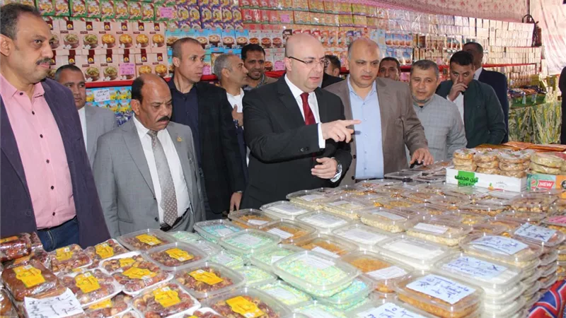 محافظ بني سويف يفتتح معرض إهناسيا ضمن سلسلة معارض