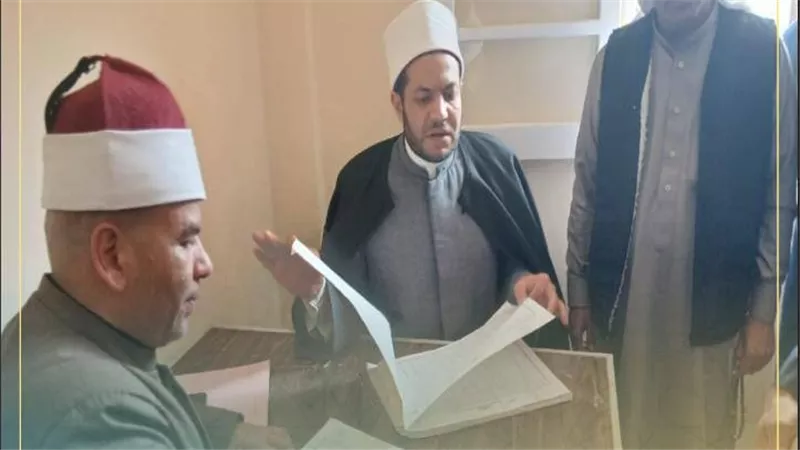 لضبط العمل الدعوي: مدير أوقاف شمال سيناء يفاجئ إدارة 