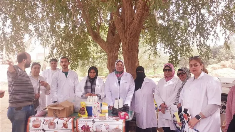 قدمت خدمات علاجية.. قافلة طبية بيطرية مجانية بالشلوفة بالسويس ضمن حياة كريمة