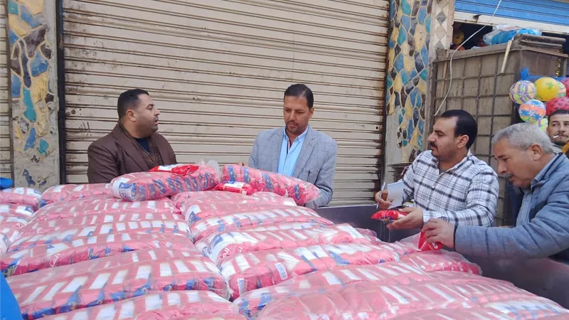 ضبط 2880 كيس ملح و طن نخالة مجهولي المصدر خلال حملات تموينية مكثفة بشبراخيت