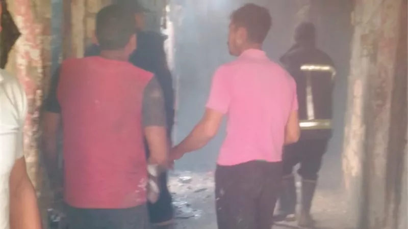 الحماية المدنية تسيطر علي حريق في ورشة كوتش بمساكن المشروع بالسويس