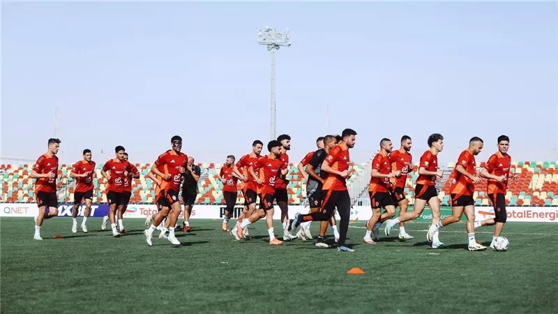 بالصور.. الأهلي يختتم تدريباته استعدادًا لمواجهة الهلال السوداني