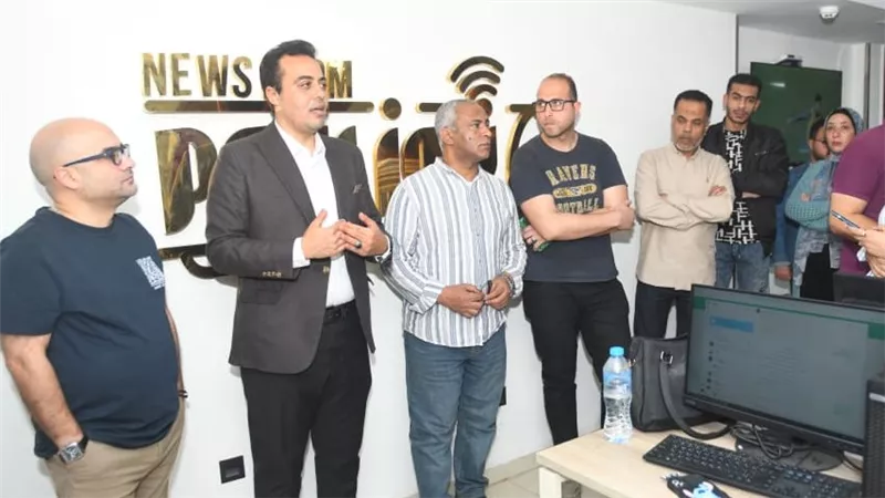 الرقمنة وزيادة الموارد.. محمد السيد يشرح برنامجه الانتخابي لصحفيي نيوز رووم