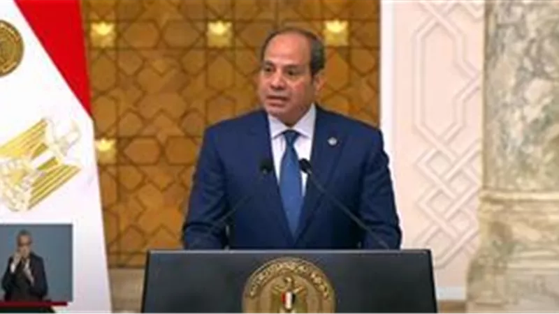 السيسي:تحقيق الاستقرار والسلام سيظل بعيد طالما ظلت القضية الفلسطينية دون تسوية