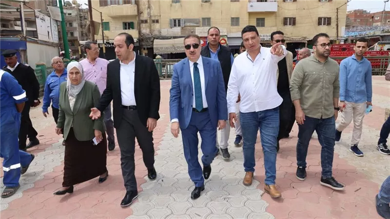  محافظ المنوفية يتفقد السوق الحضاري الجديد بحي غرب ويوجه بزيادة الأكشاك