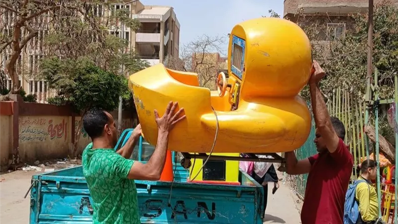 الجيزة تؤكد التعامل بحزم مع انتشار الألعاب الخاصة بالملاهي بالشوارع| صور