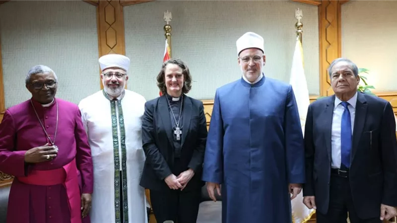 وكيل الأزهر يستقبل وفد منظمة كنائس من أجل السَّلام