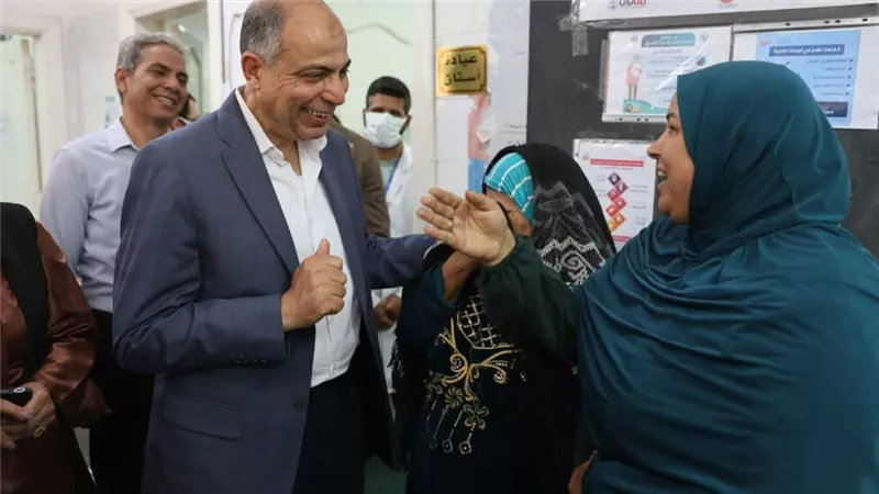 محافظ المنيا يتفقد أعمال تطوير وحدة صحية بمغاغة لخدمة 30 ألف مواطن