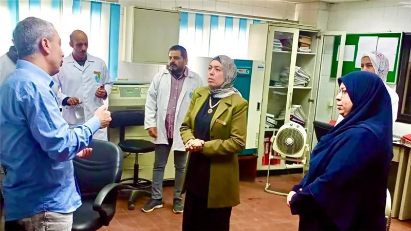 مياه الفيوم تستقبل فريق التفتيش من المجلس الوطني للاعتماد 