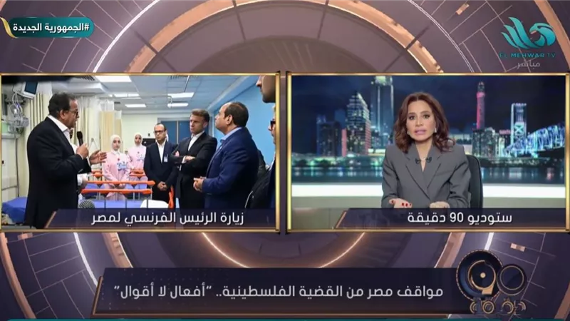 حسين خضر: اهتمام ألماني واسع النطاق بزيارة ماكرون إلى مصر (فيديو)