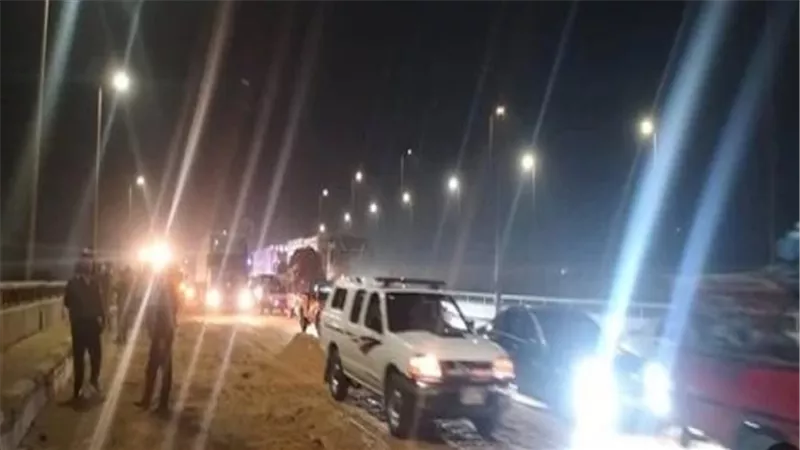انقلاب «فنطاس» محمل بـ«السولار» بالطريق الزراعي في القليوبية
