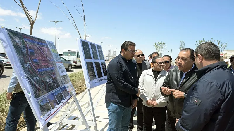 رئيس الوزراء يتفقد جزر منطقة الفيلات بالعلمين الجديدة (فيديو)