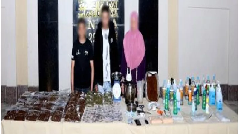 ضربة أمنية قوية.. ضبط 10 تجار مخدرات بـ 25 مليون جنيه فى 3 محافظات |صور
