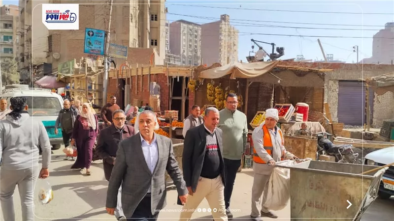 حملات مكثفة للنظافة ورفع الإشغالات وتجميل الشوارع بمركز ومدينة الفيوم