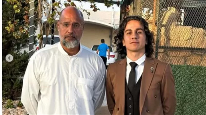 «لن نخذلك».. أحمد القذافي يرثي سيف الإسلام بكلمات مؤثرة 
