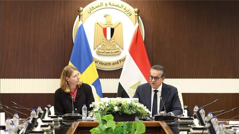 وزير الصحة يبحث مع وفد الشركات السويدية تعزيز الشراكات في القطاع الصحي