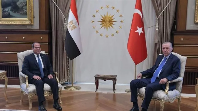 مباحثات مصرية-تركية بالقاهرة.. فلسطين وليبيا والسودان على طاولة النقاش