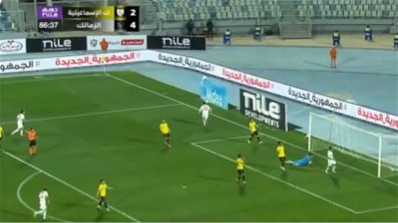 ملخص ونتيجة مباراة الزمالك وكهرباء الإسماعيلية (5-2) الشوط الثاني الآن بالدوري