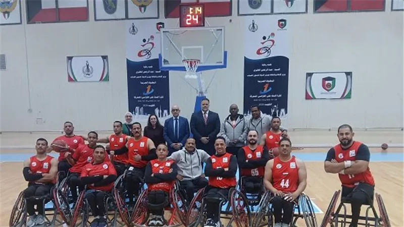 منتخب مصر يتوج بفضية البطولة العربية لسلة الكراسي المتحركة