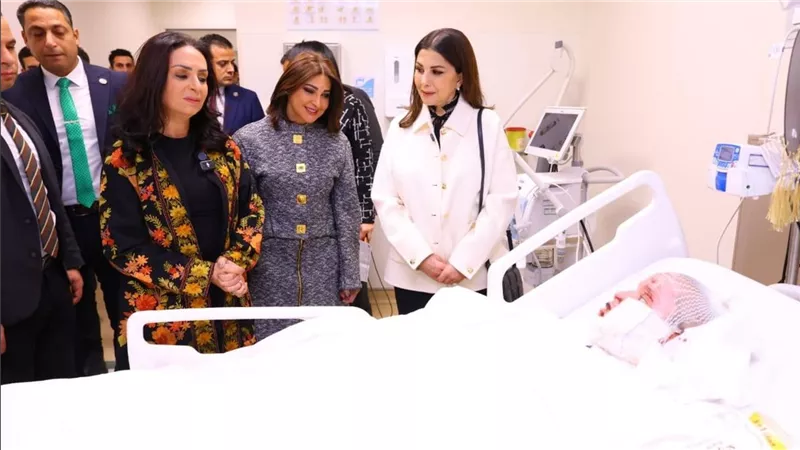 بحضور هبة السويدي وماجدة الرومي.. مايا مرسي تتفقد مستشفى أهل مصر لعلاج الحروق