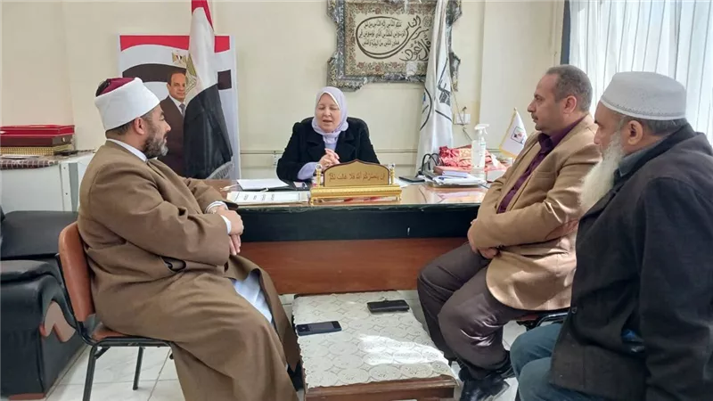 وكيلة تعليم بنى سويف بحث سبل التعاون مع مدير الدعوة والإعلام الديني