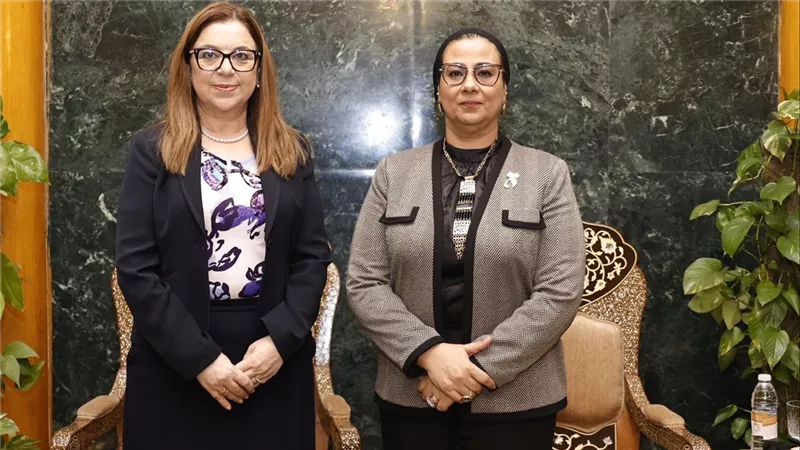  أمل عمار تلتقي وزيرة التضامن والأسرة بالمملكة المغربية لبحث تعزيز التعاون 
