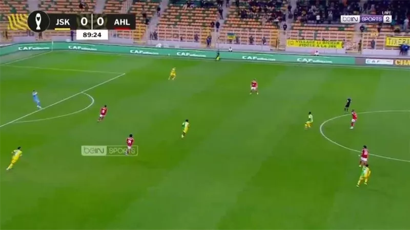 ملخص ونتيجة مباراة الأهلي وشبيبة القبائل (0-0) الشوط الثاني بدوري الأبطال