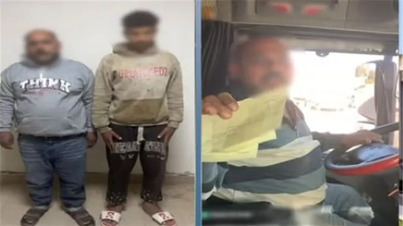 ضبط سائق ومساعده ادعيا تحرير ضابط مرور مخالفات لهما دون وجه حق ببني سويف