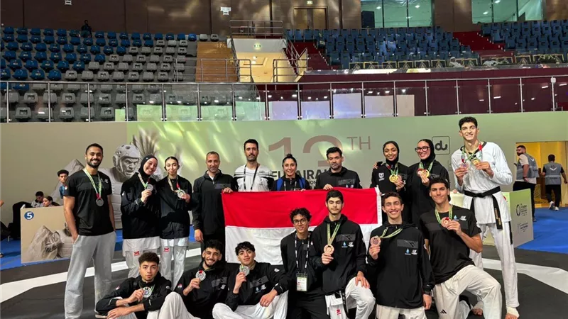 وزير الشباب والرياضة يهنئ منتخب مصر للتايكوندو بعد تألقه في بطولة كأس العرب